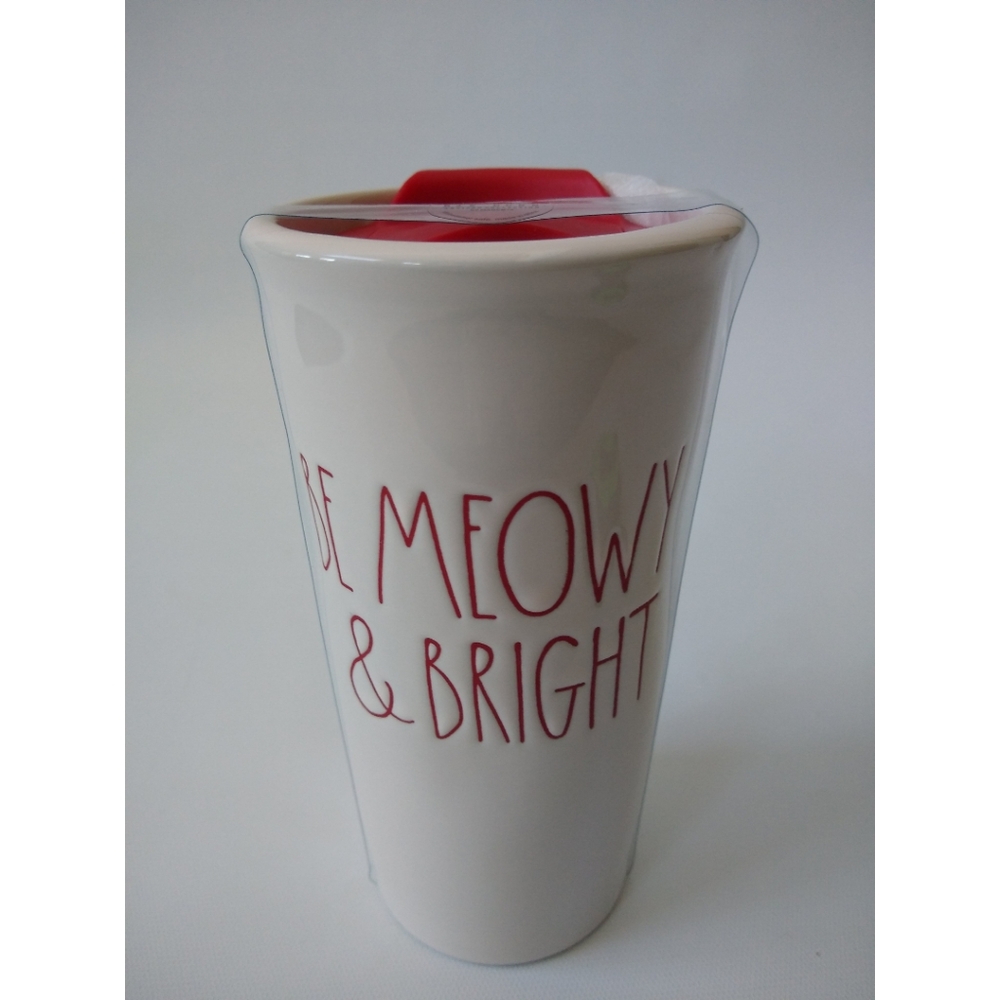 Rae Dunn BE MEOWY & BRIGHT Tumbler Travel Cup